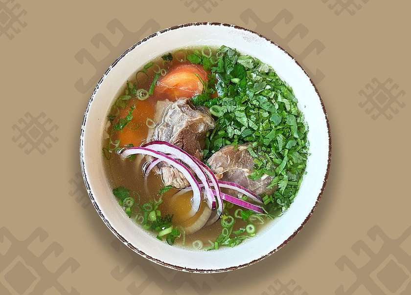 Шурпа з бараниною та овочами