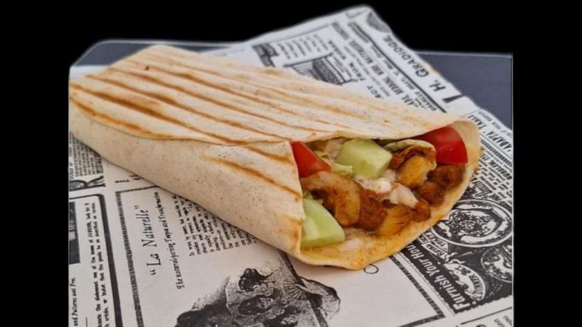 Large Kebab in Lavash
