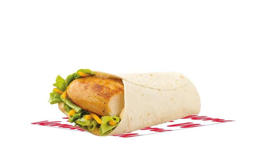 Grilled chicken wrap
