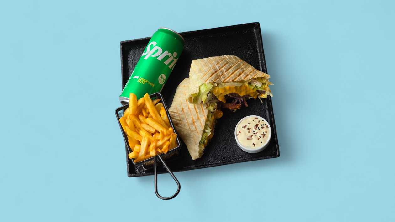 Beef Wrapburger Combo