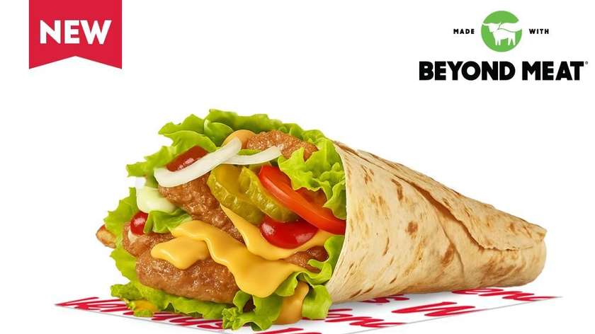 Wrap with Plant-Based Meat(Beyond Meat)