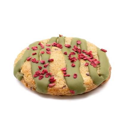 Matcha and Raspberry Cookie
