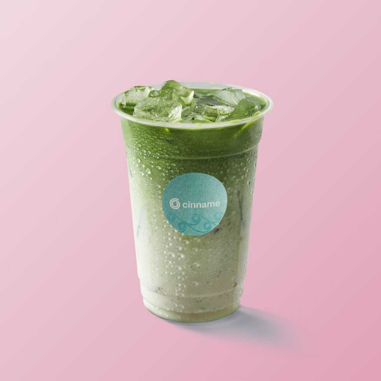 Ledové matcha latte