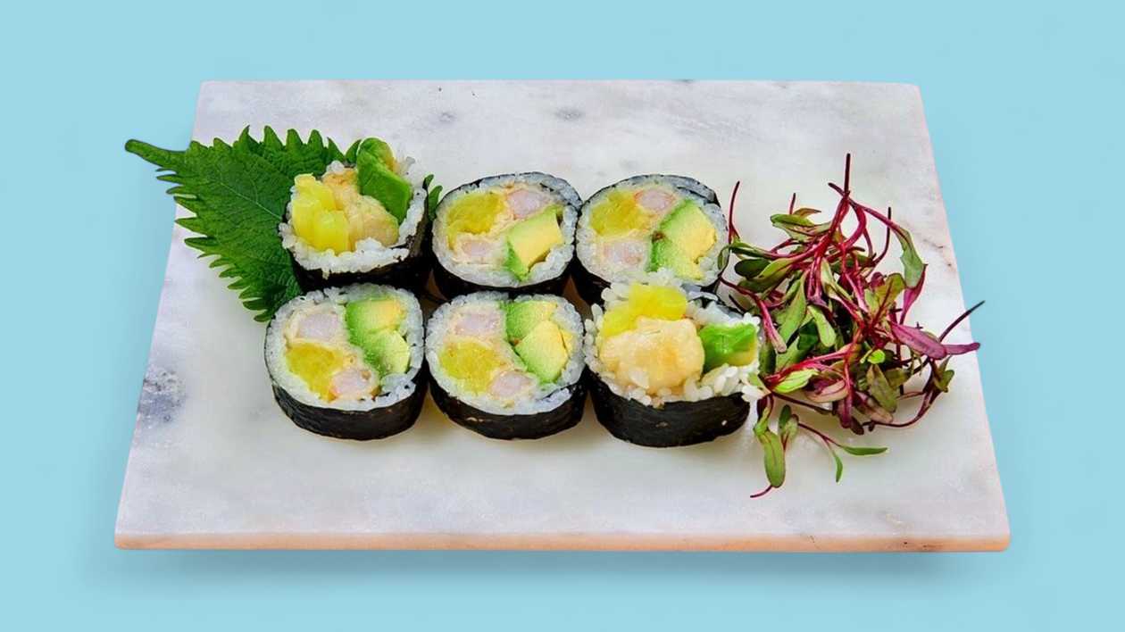 Futomaki krewetka w tempurze 6 szt.