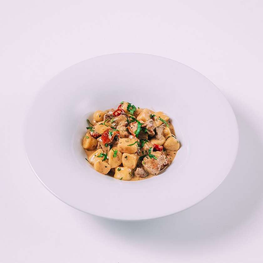 Gnocchi con Lombata di Maiale