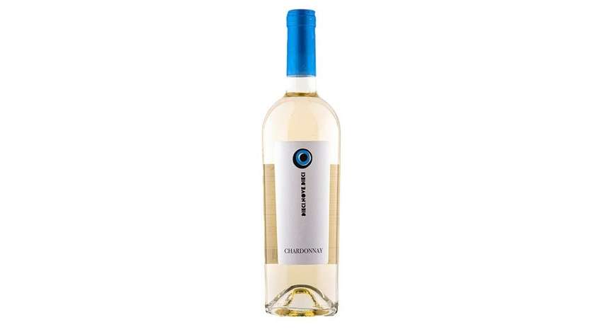Dieci Nove Dieci Chardonnay białe pół/wytrawne 0,75L