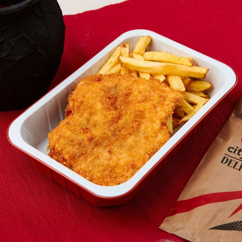 Chicken Schnitzel with ,,Monza” Fries