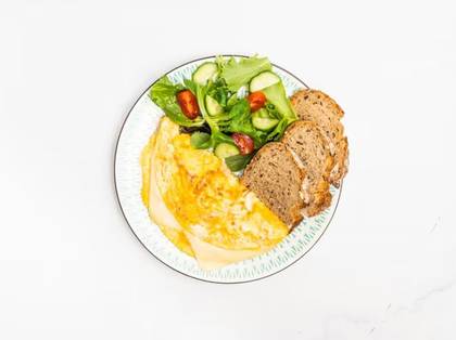 Omelette with Ham and Cheese