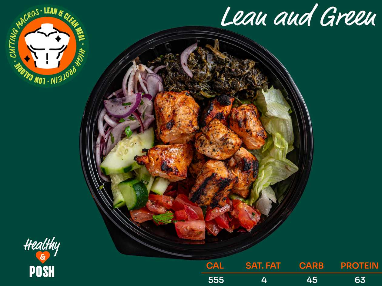 LEAN AND GREEN - 555KCALS