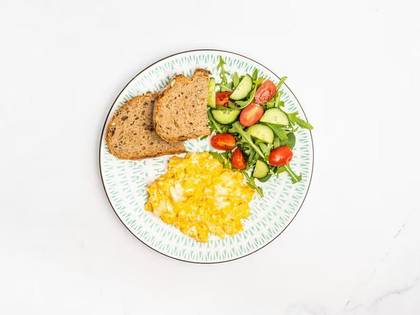 Scrambled Eggs from Three Eggs