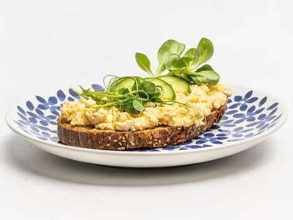 Bread with Egg Spread