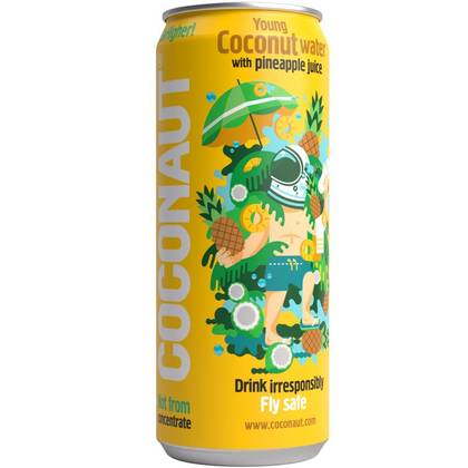 Coconaut Young Coconut Water & Pineapple Juice 0.32L