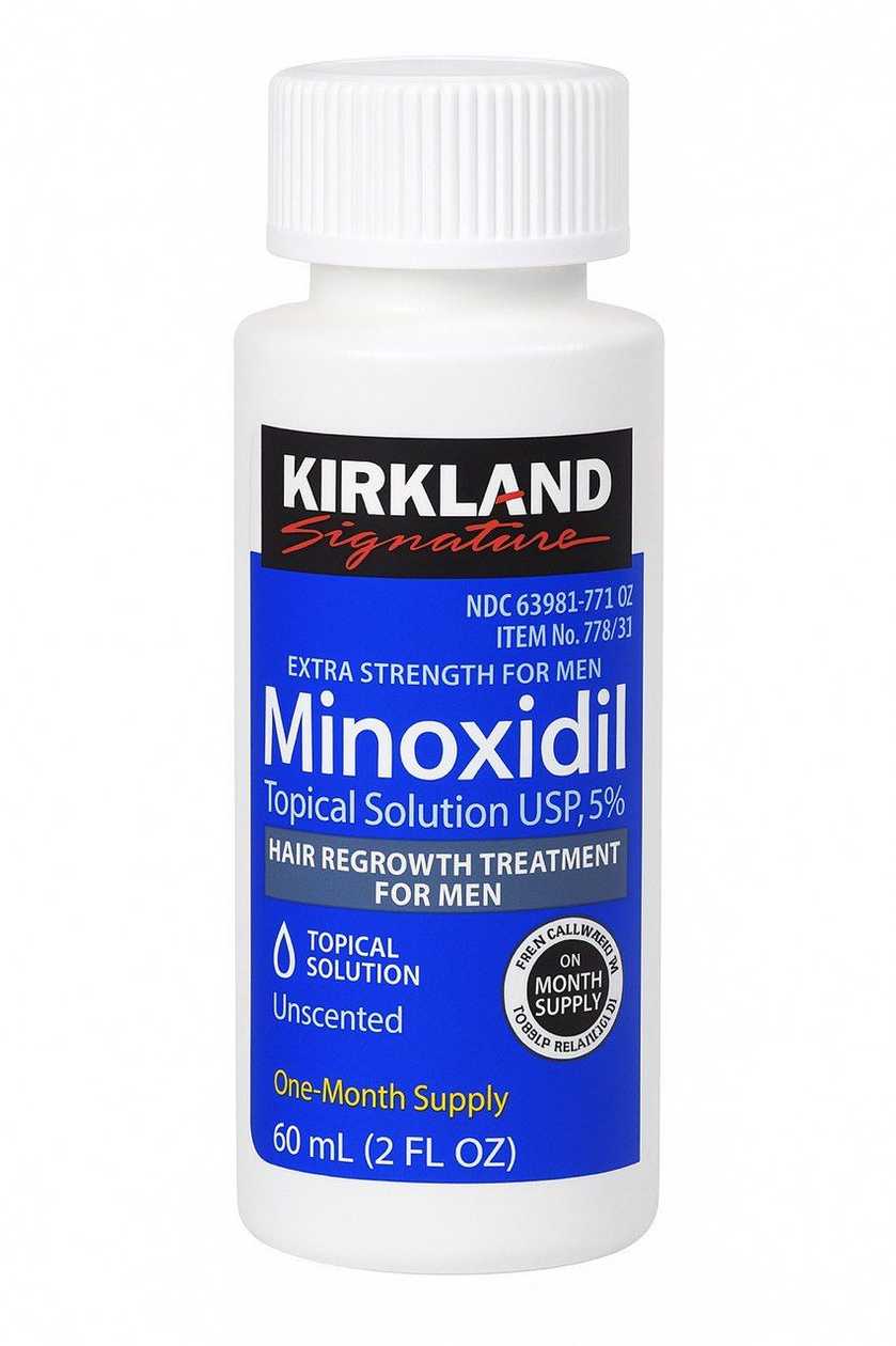 Minoxidil (Kirkland) for Men Topical Solution USP, 5% 60ml x1