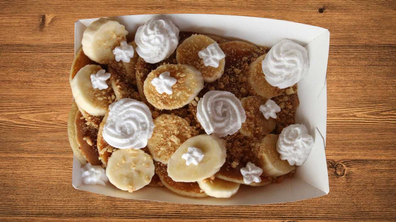 Banoffee Mini Pancake Tray