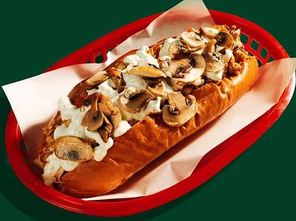 Mushroom Chicken Cheesesteak 🍄