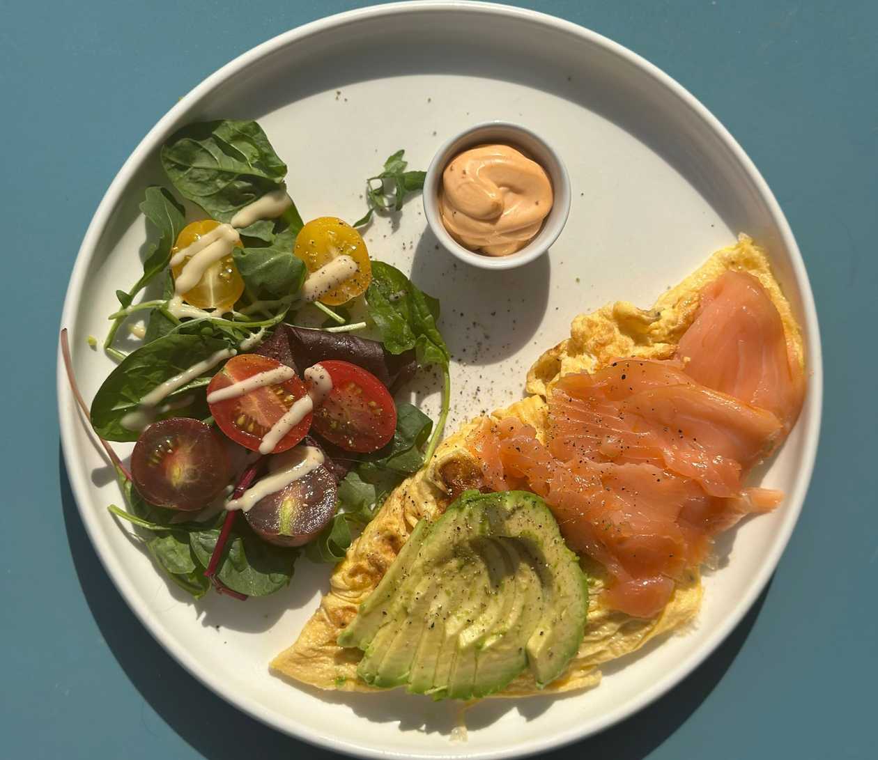 Keto Breakfast with Cold Smoked Salmon
