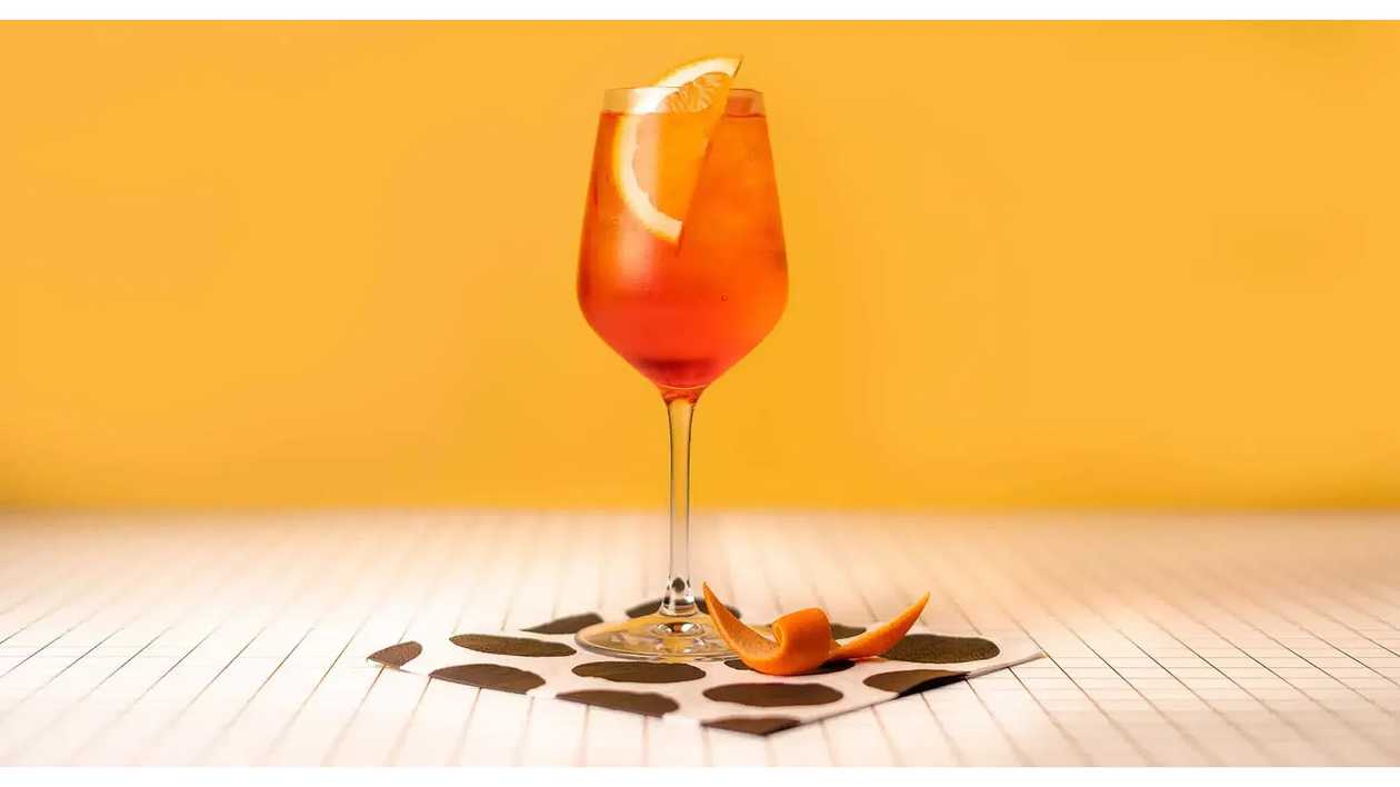 Aperol Spritz Swizzle