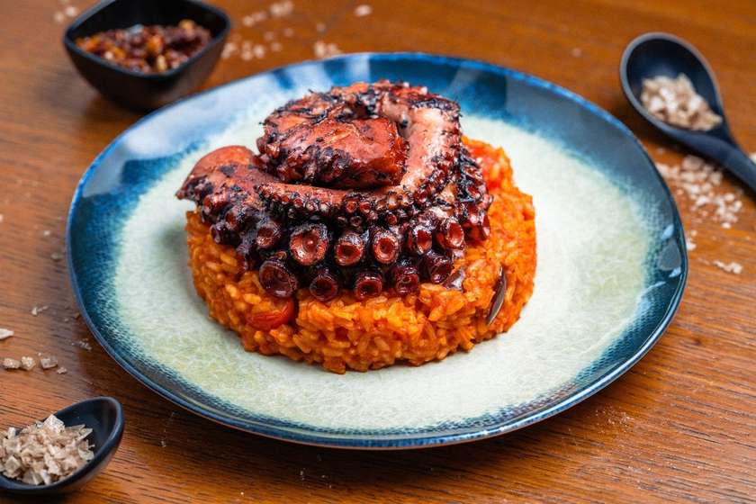 Caracatiță cu orez Nduja