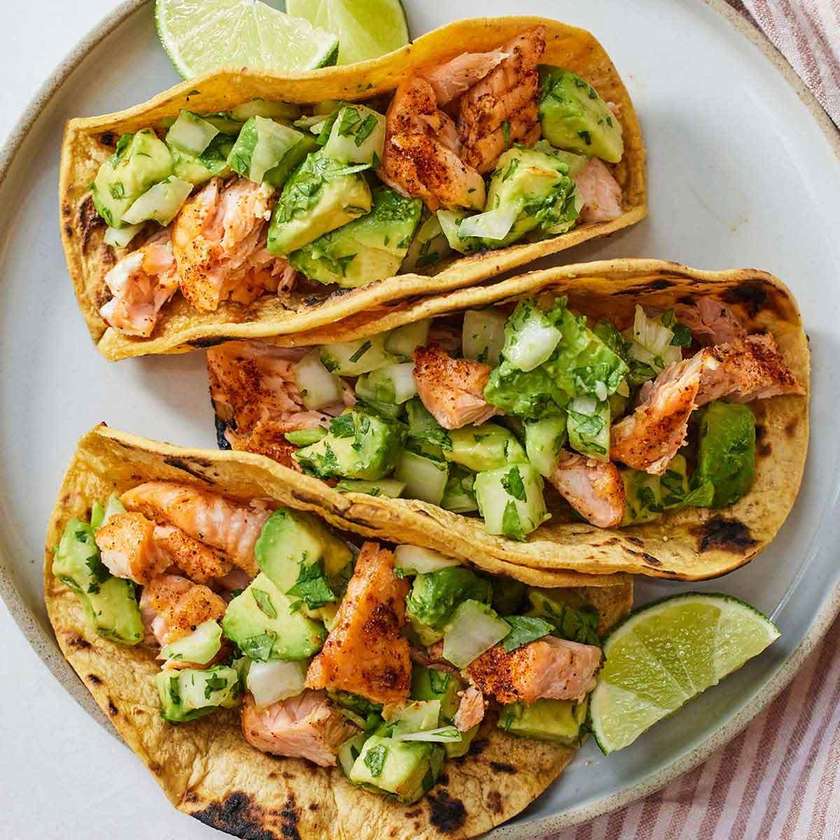 Salmon Tacos