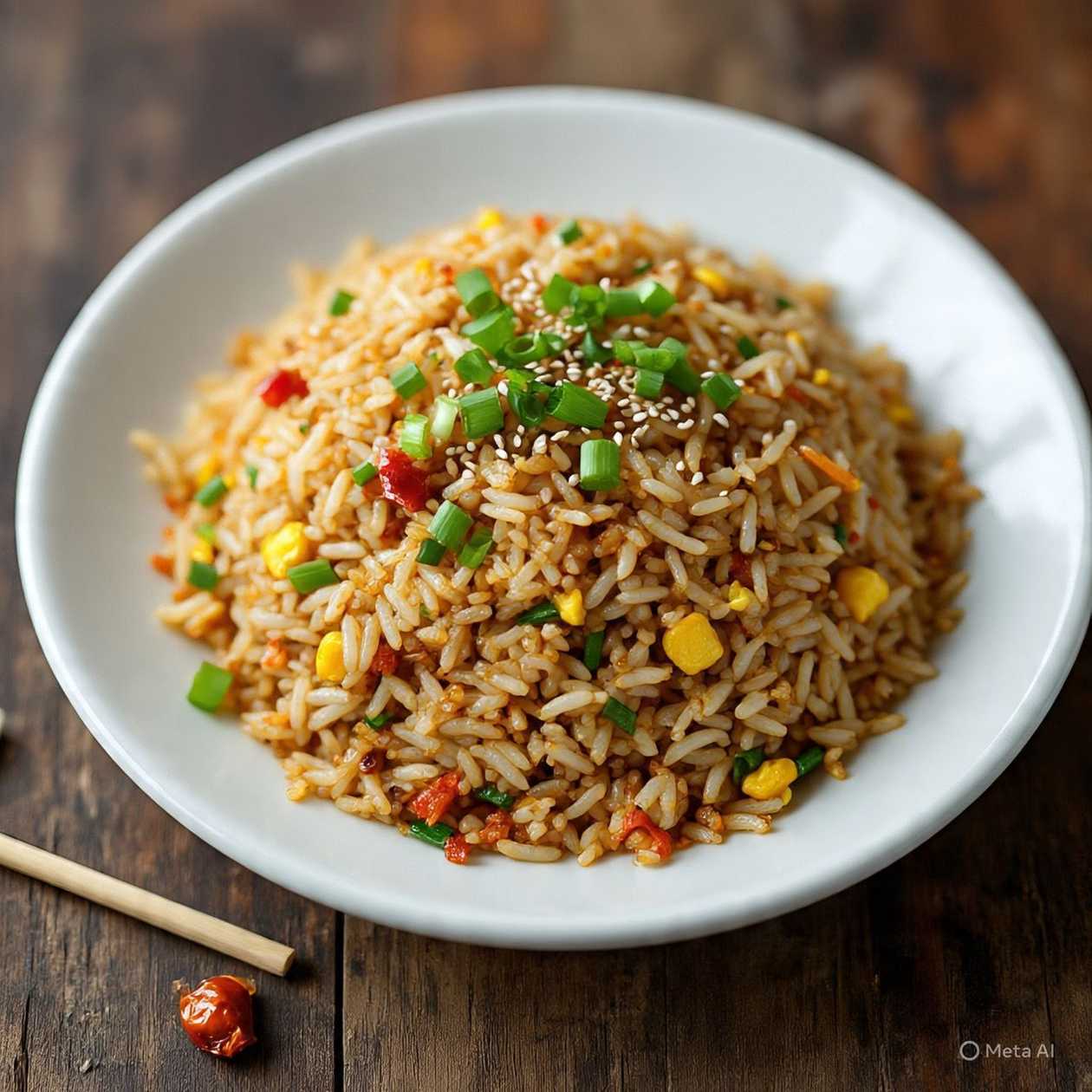 Plate of Fried Rice Only