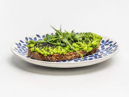 Bread with Pea Spread