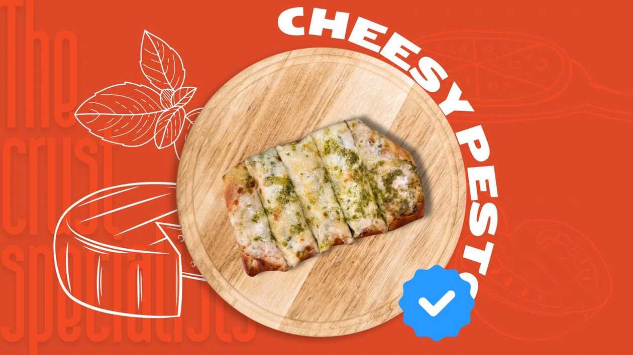 Cheesy Pesto Breadsticks🧀🌱