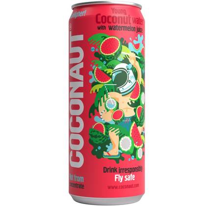 Coconaut Young Coconut Water & Watermelon Juice 0.32L