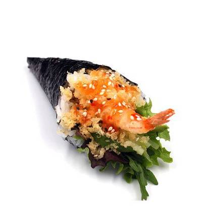 Shrimp Tempura Temaki