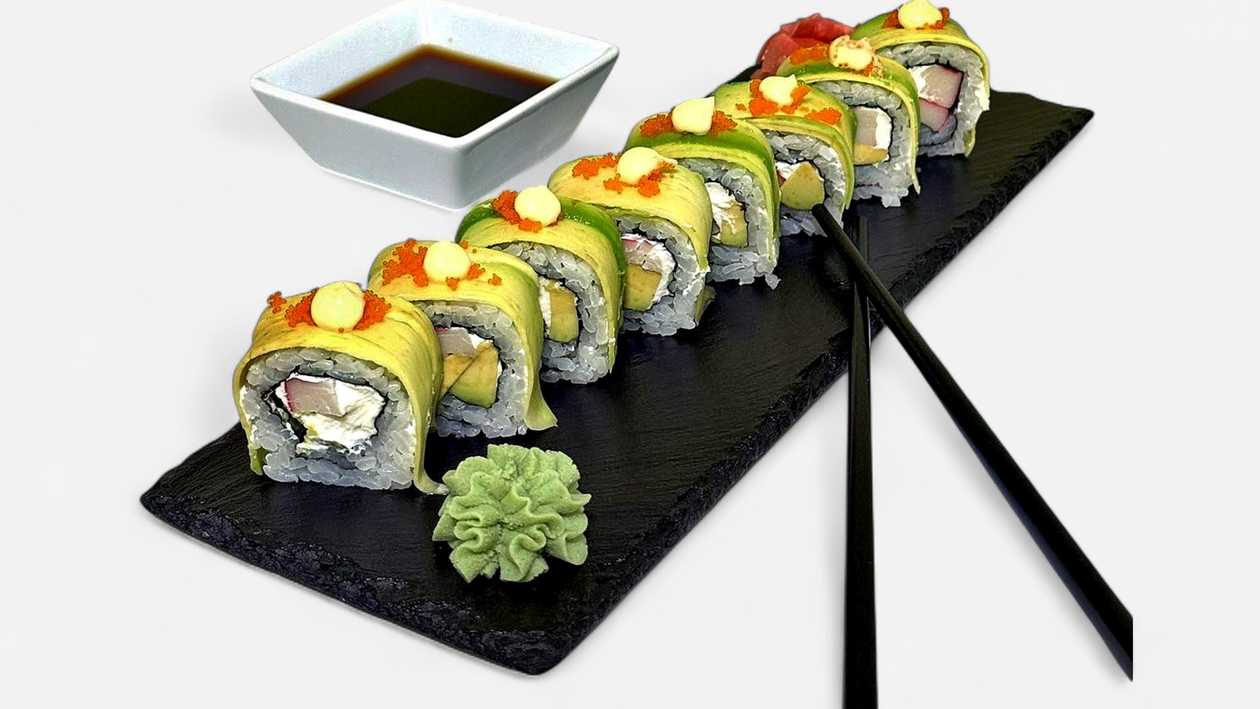 House Avocado and Surimi Rolls