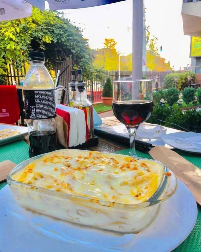 PENNE CU PUI SI CASCAVAL LA CUPTOR