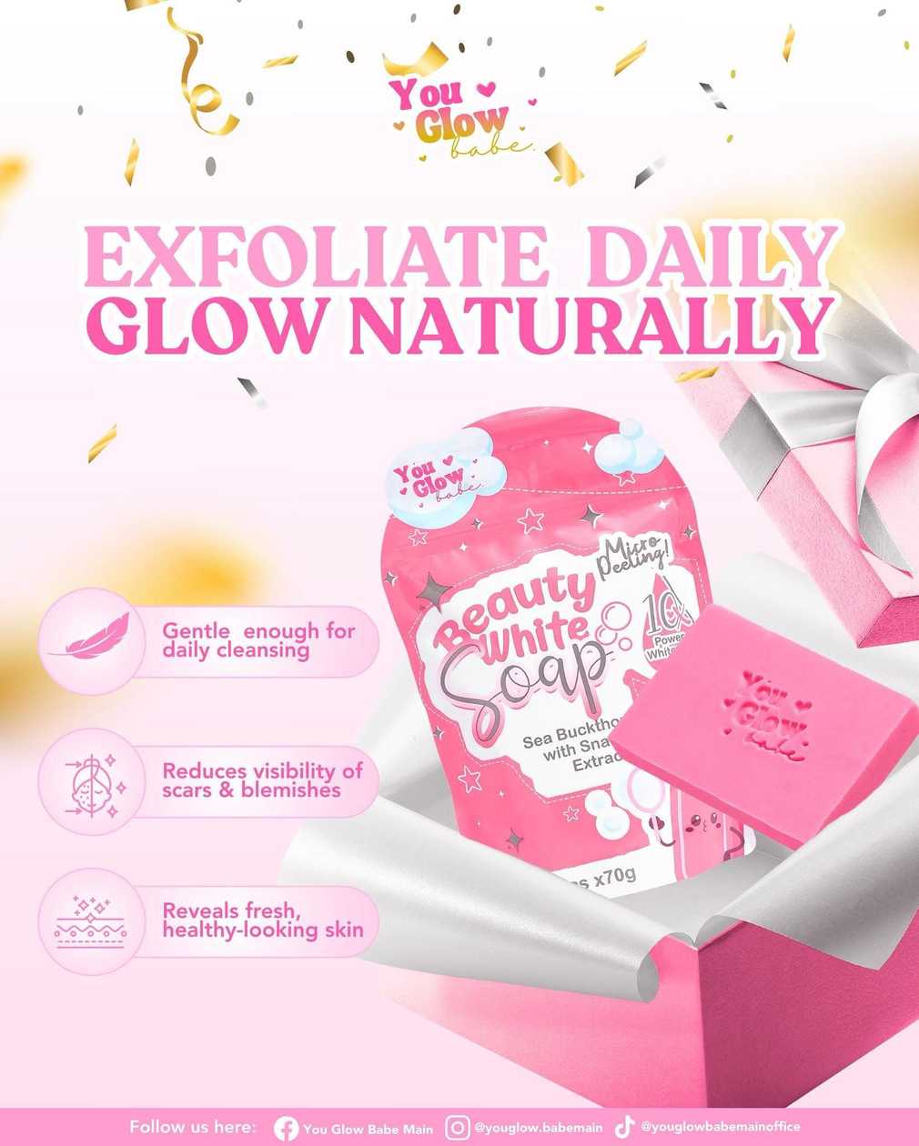 You Glow - Beauty White Soap 5 Bars x 70g