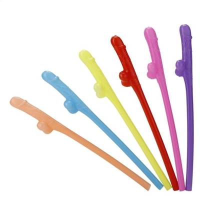 Bachelorette Party Penis Straws - Dicky Straws
