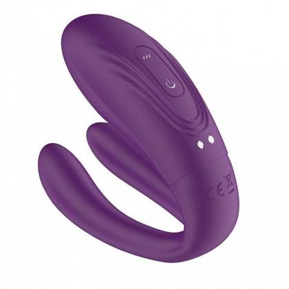 C-Mrow Purple 3-Motor Couple Vibrator