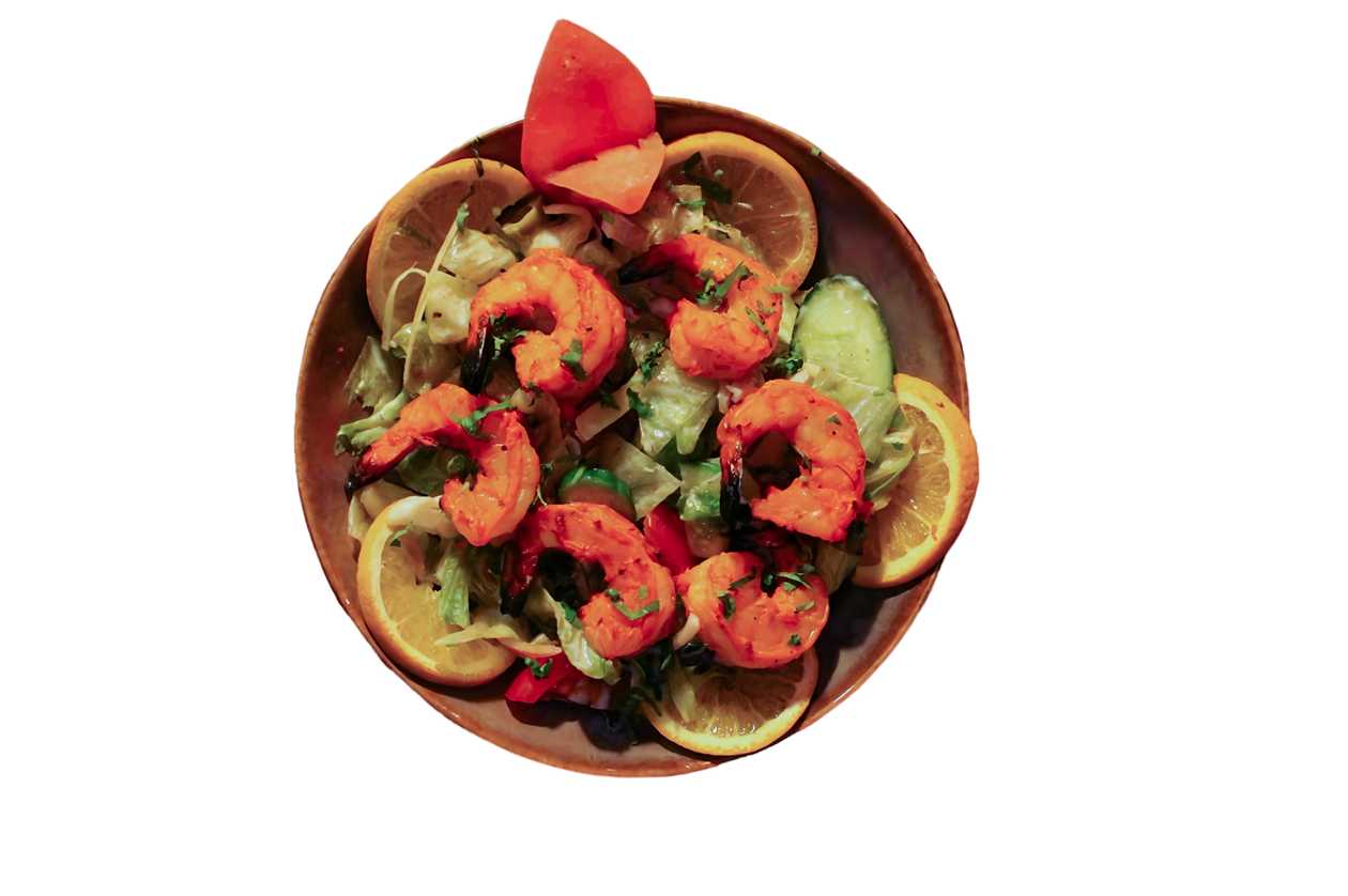 Prawn Tikka Salad