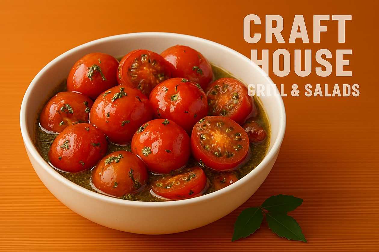 Cherry tomatoes in our house-made marinade 300g