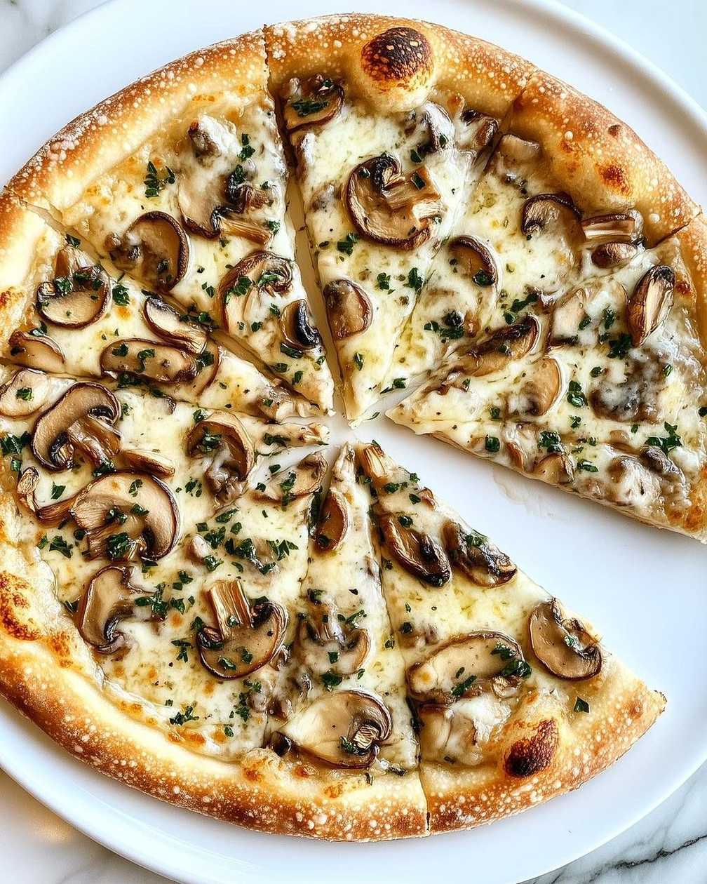 Mushroom Pizza (Tomato Sauce, Cheese, Mushroom)
