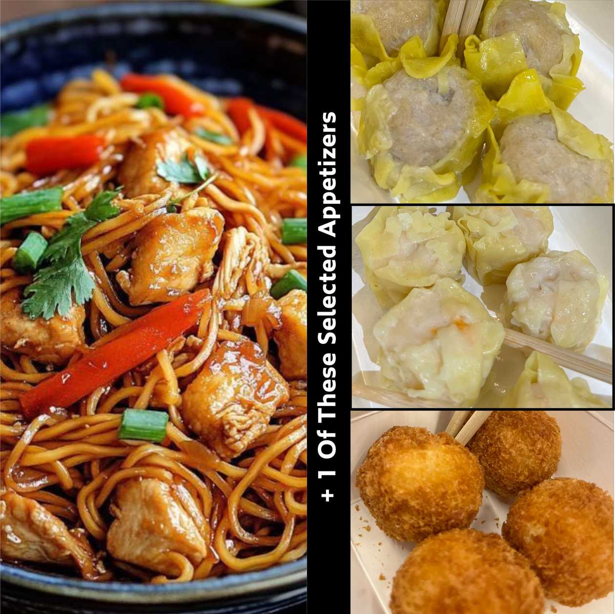 Chicken Wok With Selected Appetizer