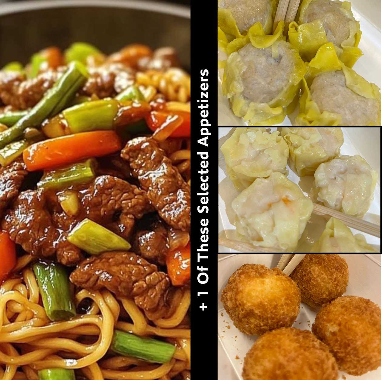 Beef Wok and Selected Appetiser