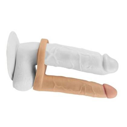 Strapon Ultra Real DP Dildo Flesh