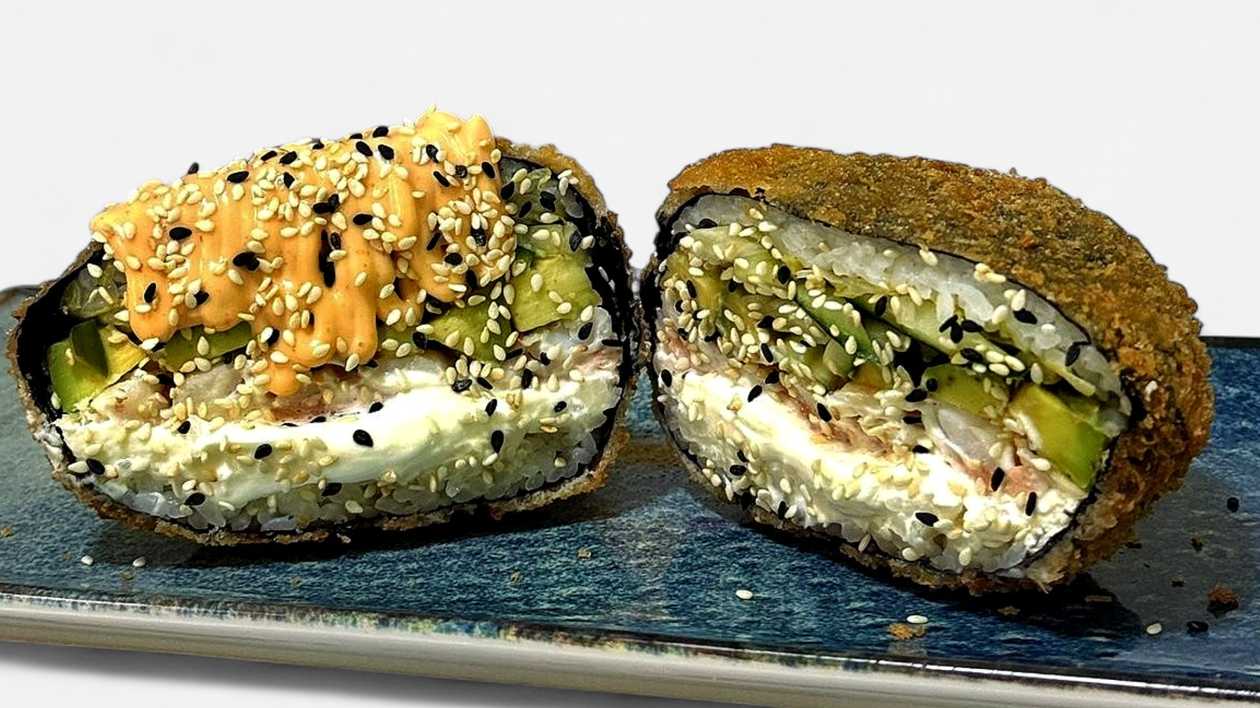 Burger cu Somon&Creveti