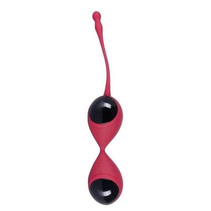 Sporty Sweet Smile Silicone Red & Black Vaginal Massage Weight