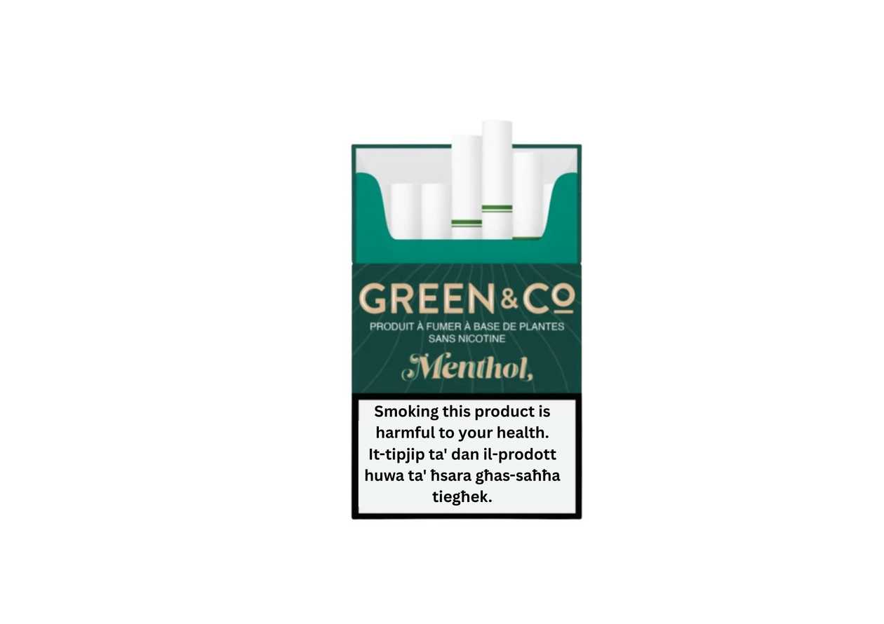 Green & Co - Menthol CBD Cigarettes