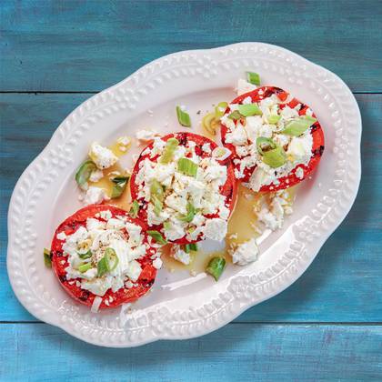 Roasted Tomato with Feta Cheese