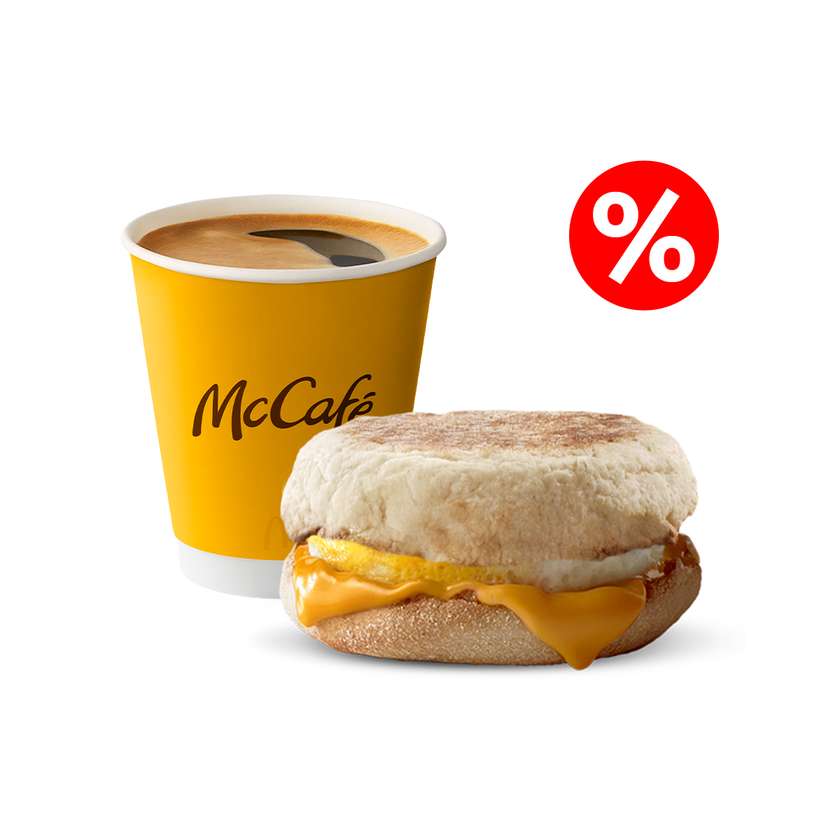 Egg Muffin and Coffee