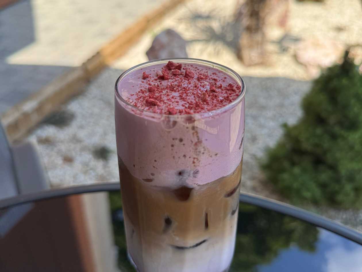 Cherry Cloud Iced Latte