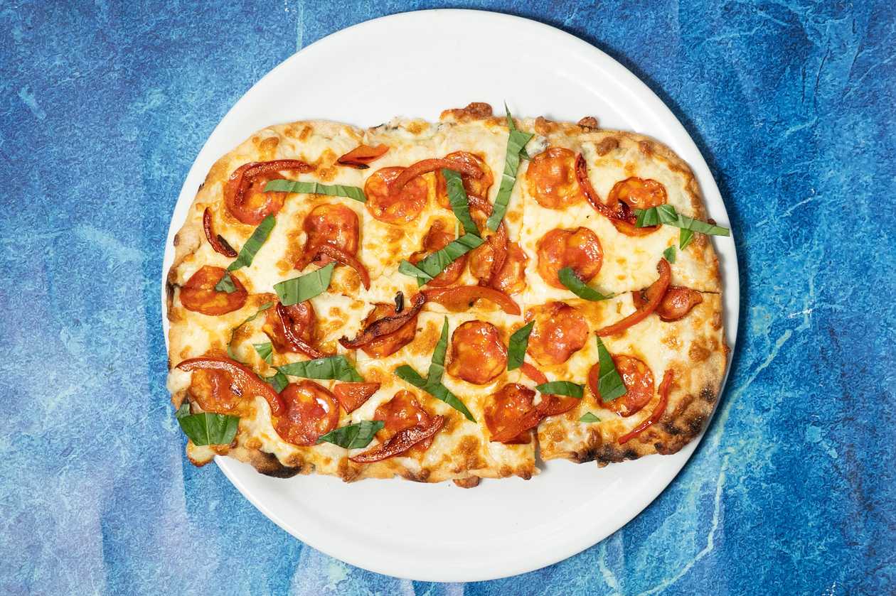 2. Smoky Salami Pinsa