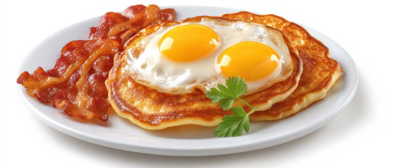 Panqueca Bacon e Egg