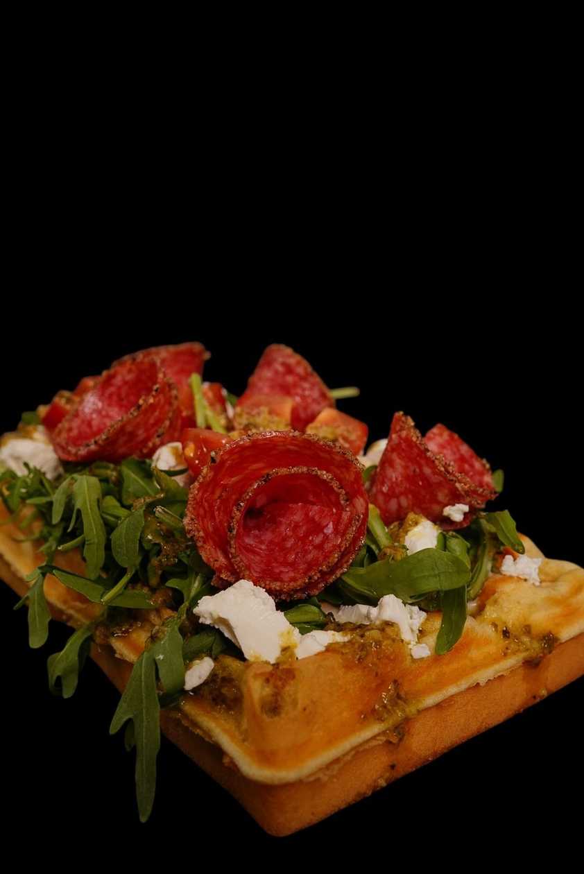 Salami Waffle Classic Classic