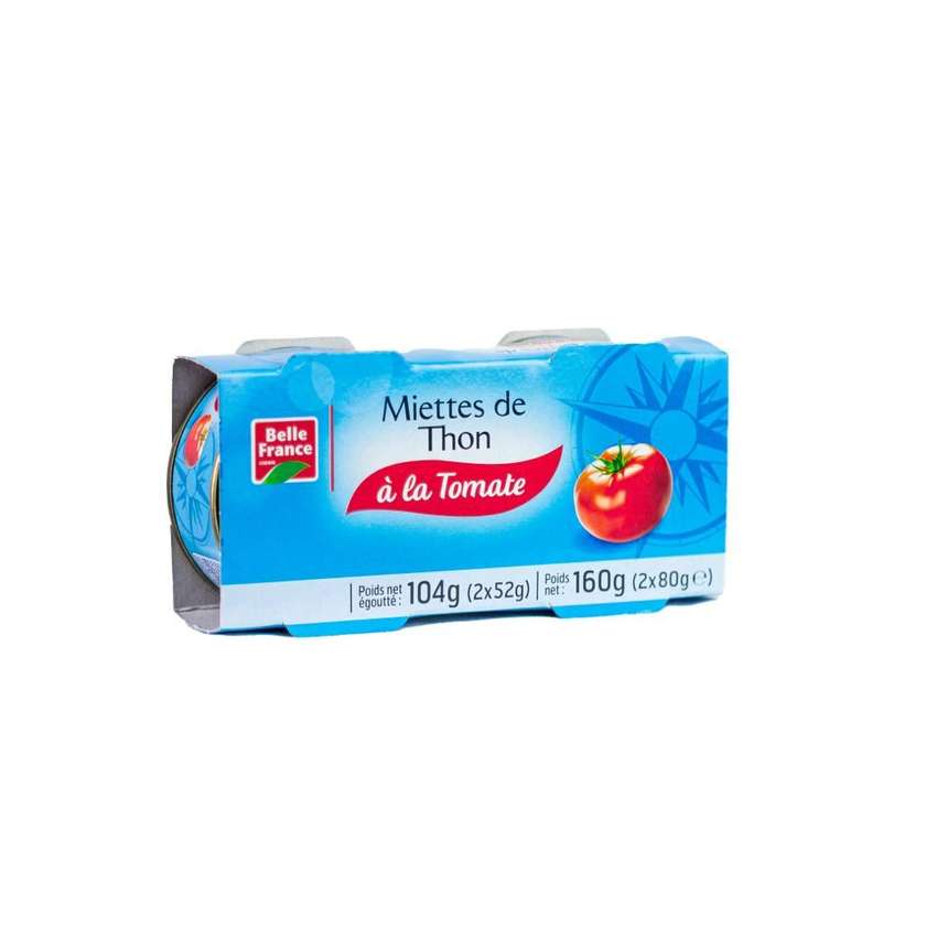 Belle France tuna flakes with tomato