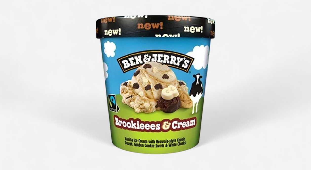 Ben & Jerry's BROOKIES AND CREAM" saldējums, 465ml